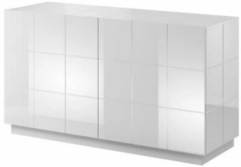 Comoda Cama Reja 2D (White Gloss)