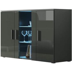 Комод Cama Soho S7 (Grey/Grey Gloss)