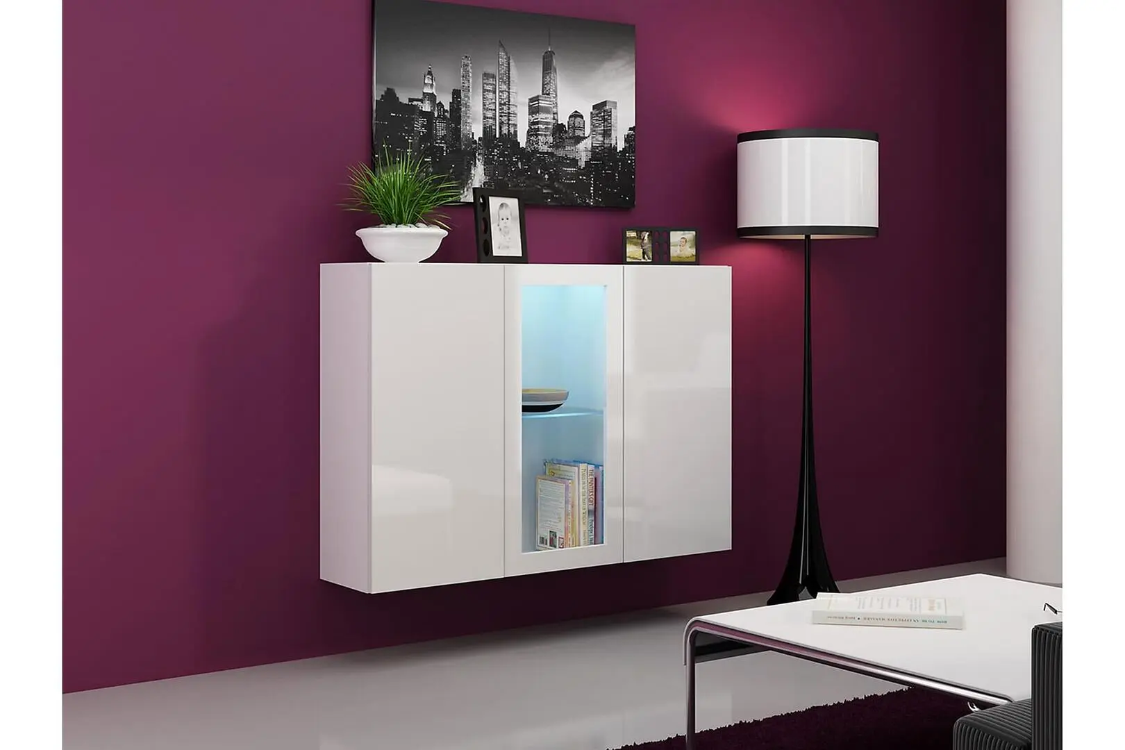 Комод Cama Vigo B/B (White/White Gloss) - 3