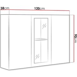 Комод Cama Vigo B/B (White/White Gloss) Thumb