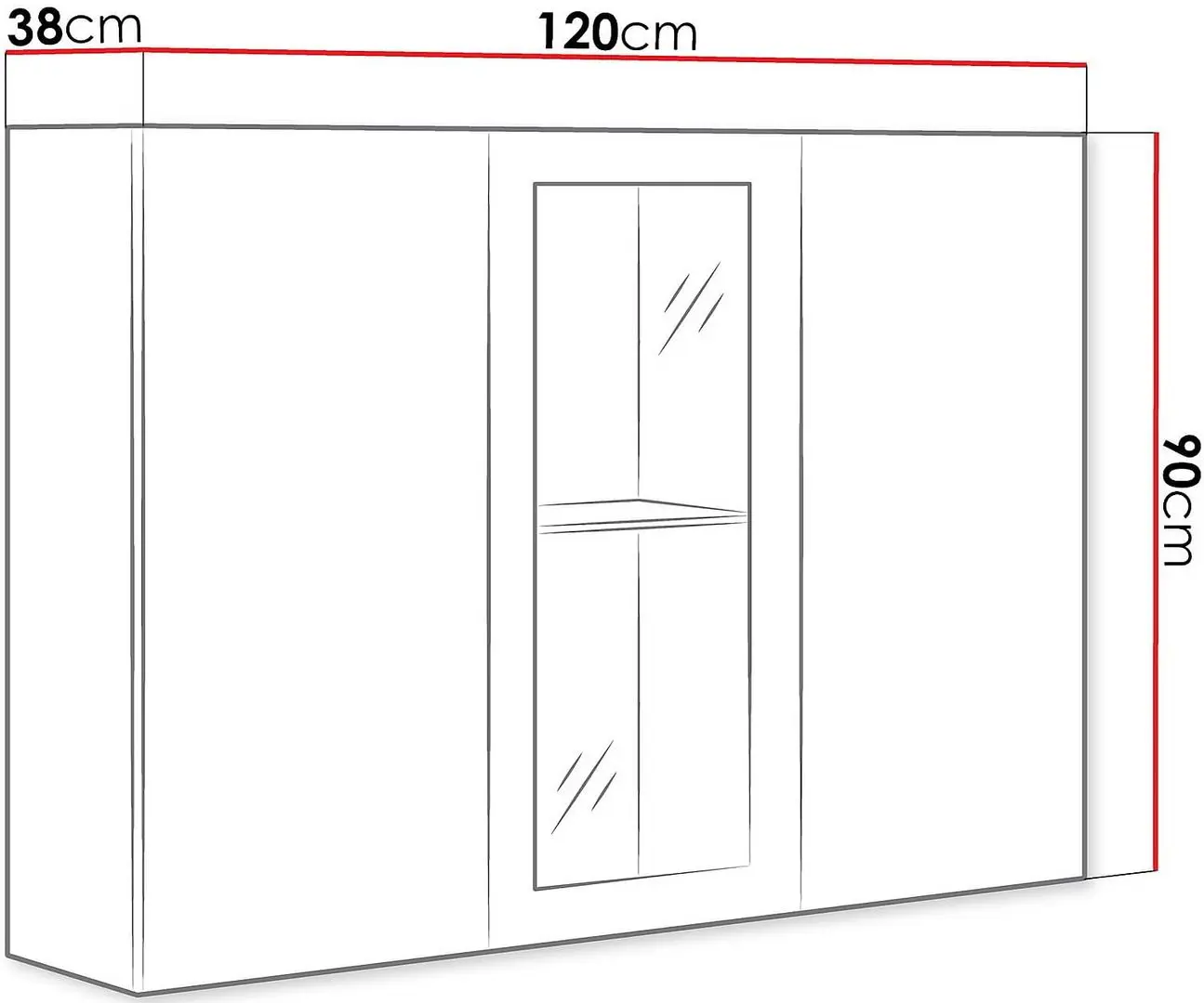 Комод Cama Vigo B/B (White/White Gloss) - 4