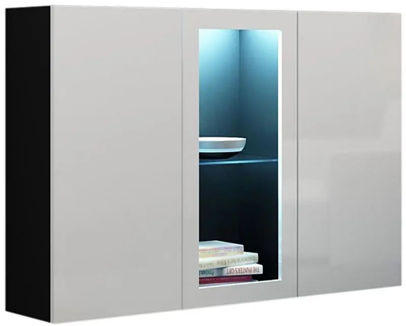 Комод Cama Vigo CZ/B (Black/White Gloss)