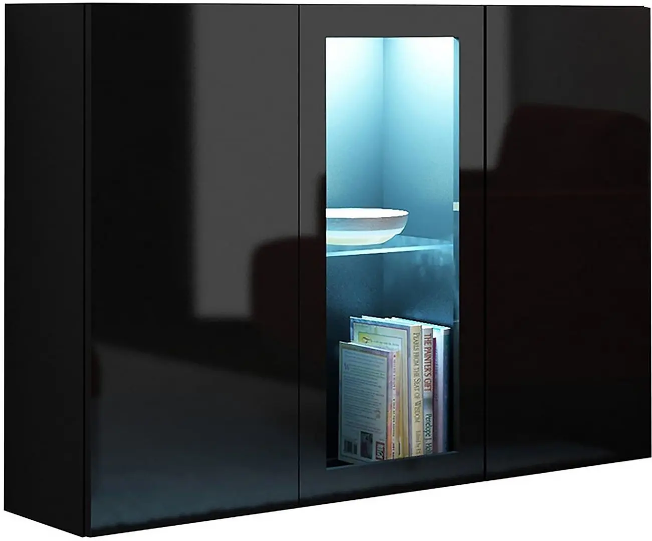 Комод Cama Vigo CZ/C (Black/Black Gloss)