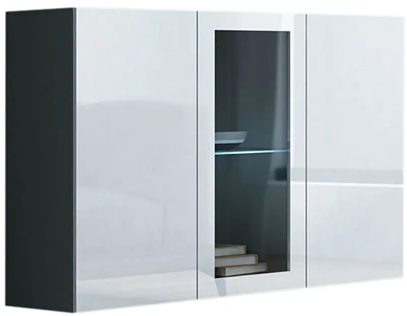 Комод Cama Vigo SZ/B (Grey/White Gloss)