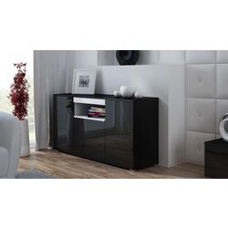 Comoda Cama Viva CZ/CZ+BI (Black/Black Gloss/White) Thumb