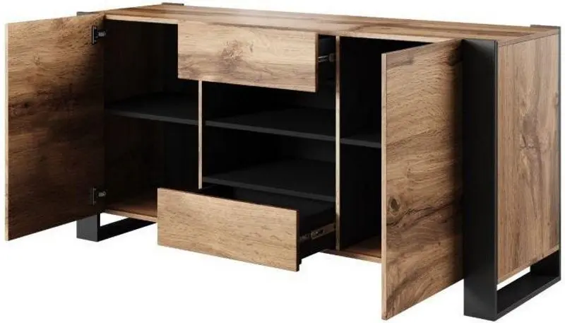 Комод Cama Wood KOM (Wotan Oak/Anthracite)