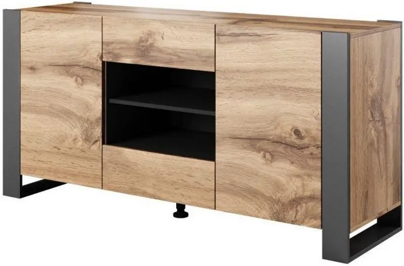 Комод Cama Wood KOM (Wotan Oak/Anthracite)