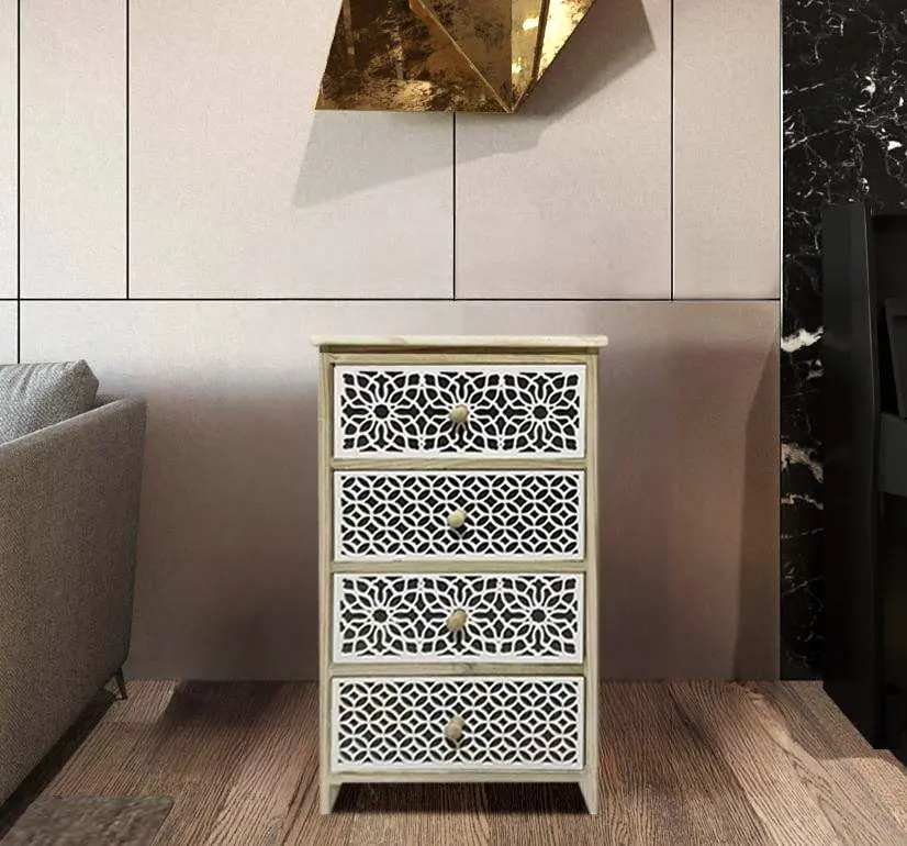 Comoda Chomik Alice PHO7087 (Natural/White)