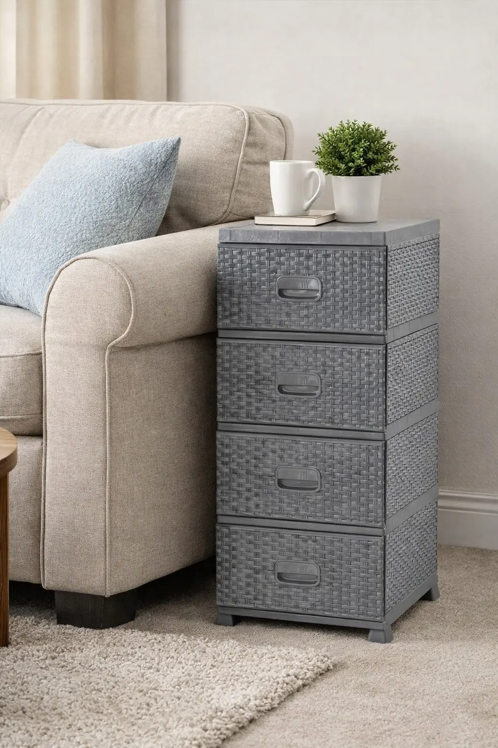 Comoda Chomik KAS0357/4A (Grey) - 4