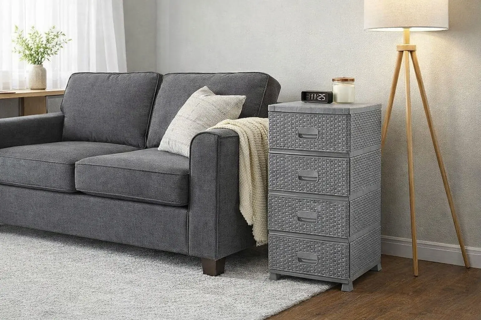 Comoda Chomik KAS0357/4A (Grey)