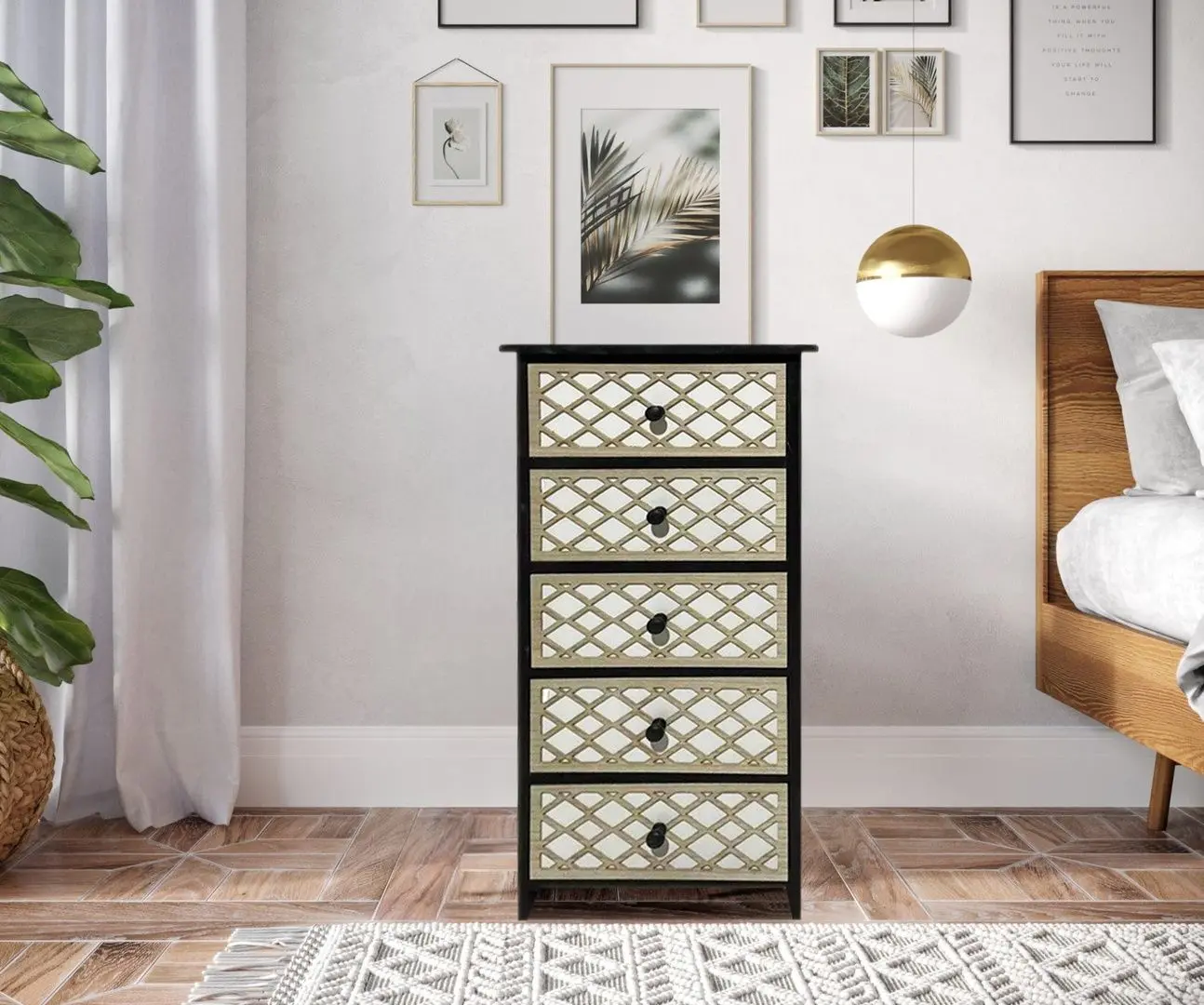 Comoda Chomik Laura PHO8961 (Brown/Beige)