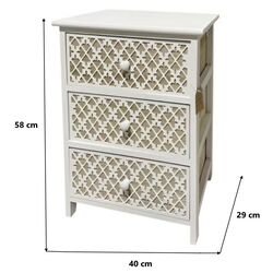 Comoda Chomik Margaret PHO7100 (Natural/White) Thumb