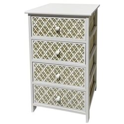 Comoda Chomik Margaret (White/Beige) Thumb