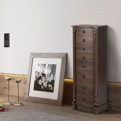 Comoda Costway HW65841 (Dark Wood) Thumb