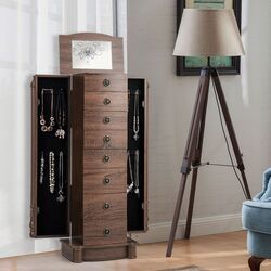 Comoda Costway HW65841 (Dark Wood)