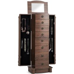 Comoda Costway HW65841 (Dark Wood) Thumb