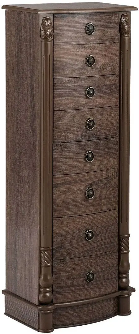 Comoda Costway HW65841 (Dark Wood) - 7