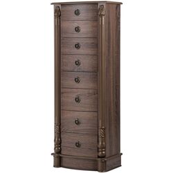 Comoda Costway HW65841 (Dark Wood) Thumb