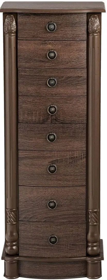 Comoda Costway HW65841 (Dark Wood) - 9