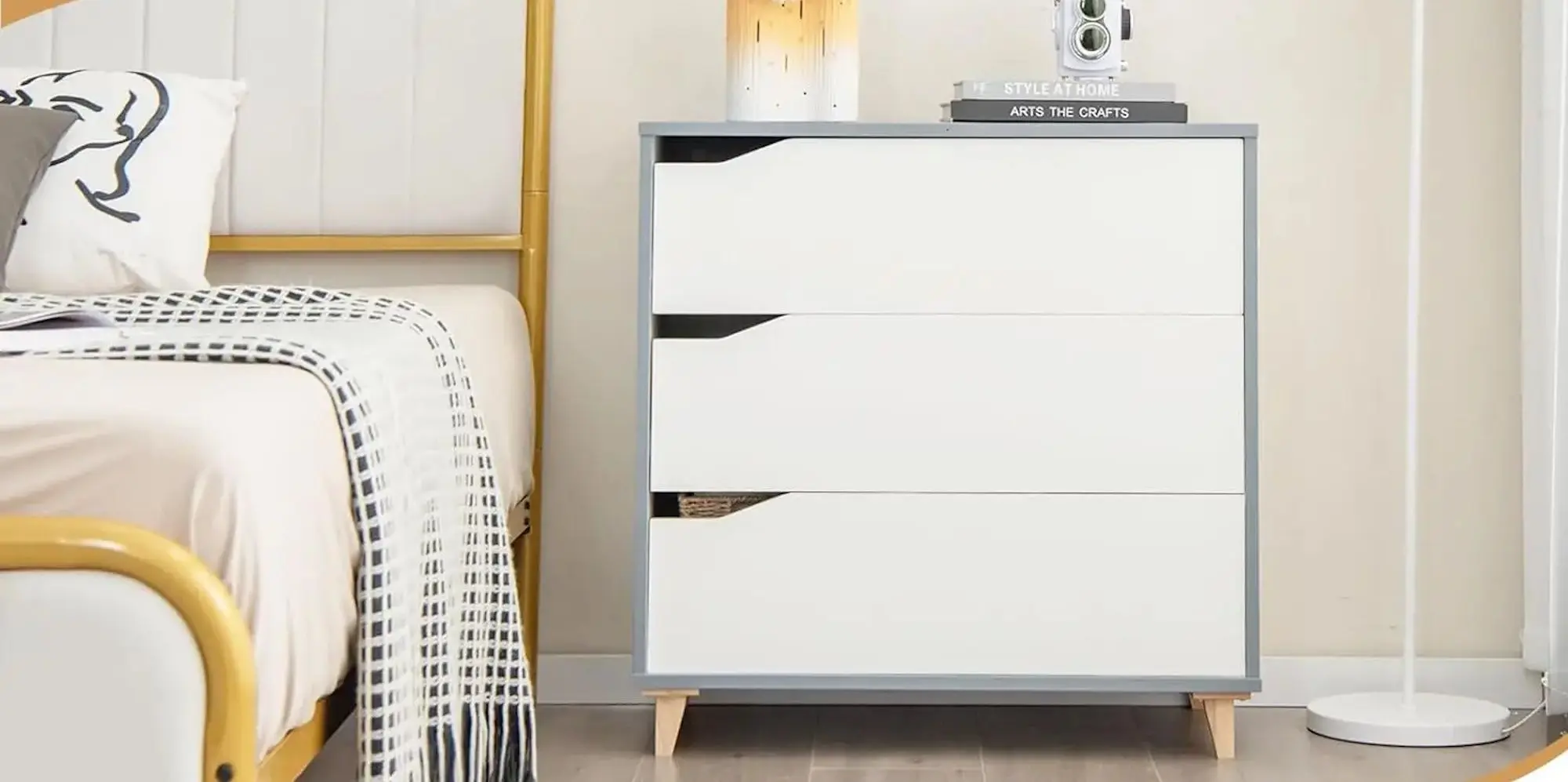 Tumba Costway JV10927WH (White)