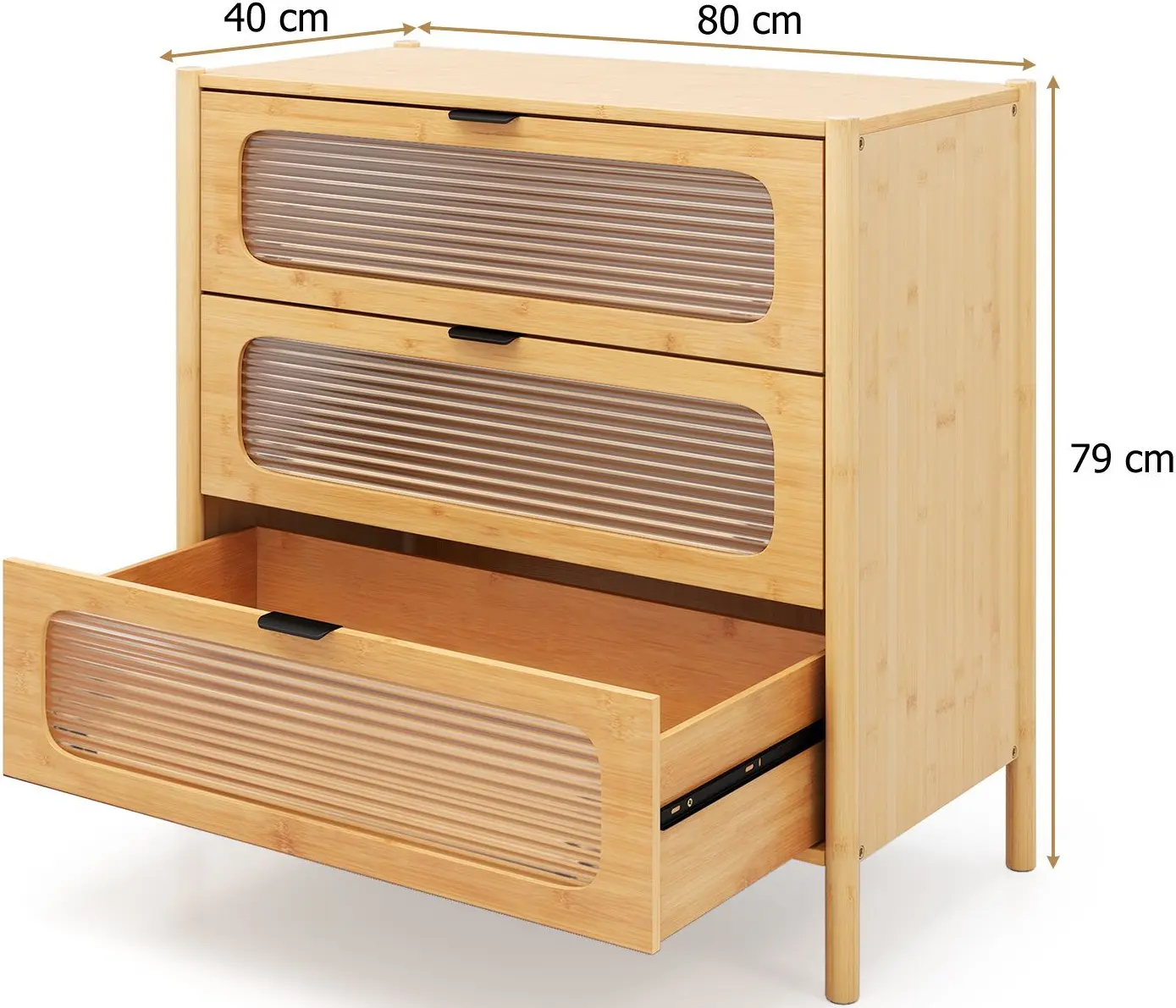 Comoda Costway JV11257NA (Bamboo) - 3