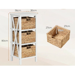 Comoda Costway JV11436WH-2 (White) Thumb