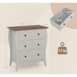 Comoda Costway JV11617GR (Grey) Thumb