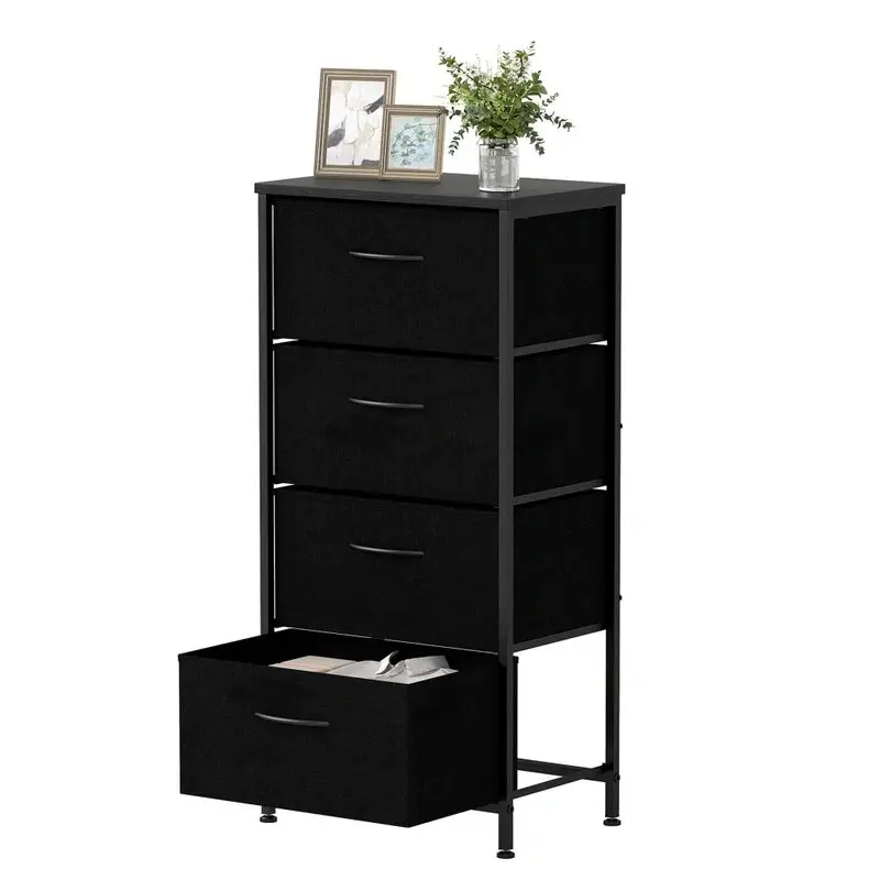 Комод Costway JV13110DK (Black) - 3