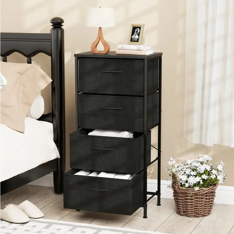 Комод Costway JV13110DK (Black)
