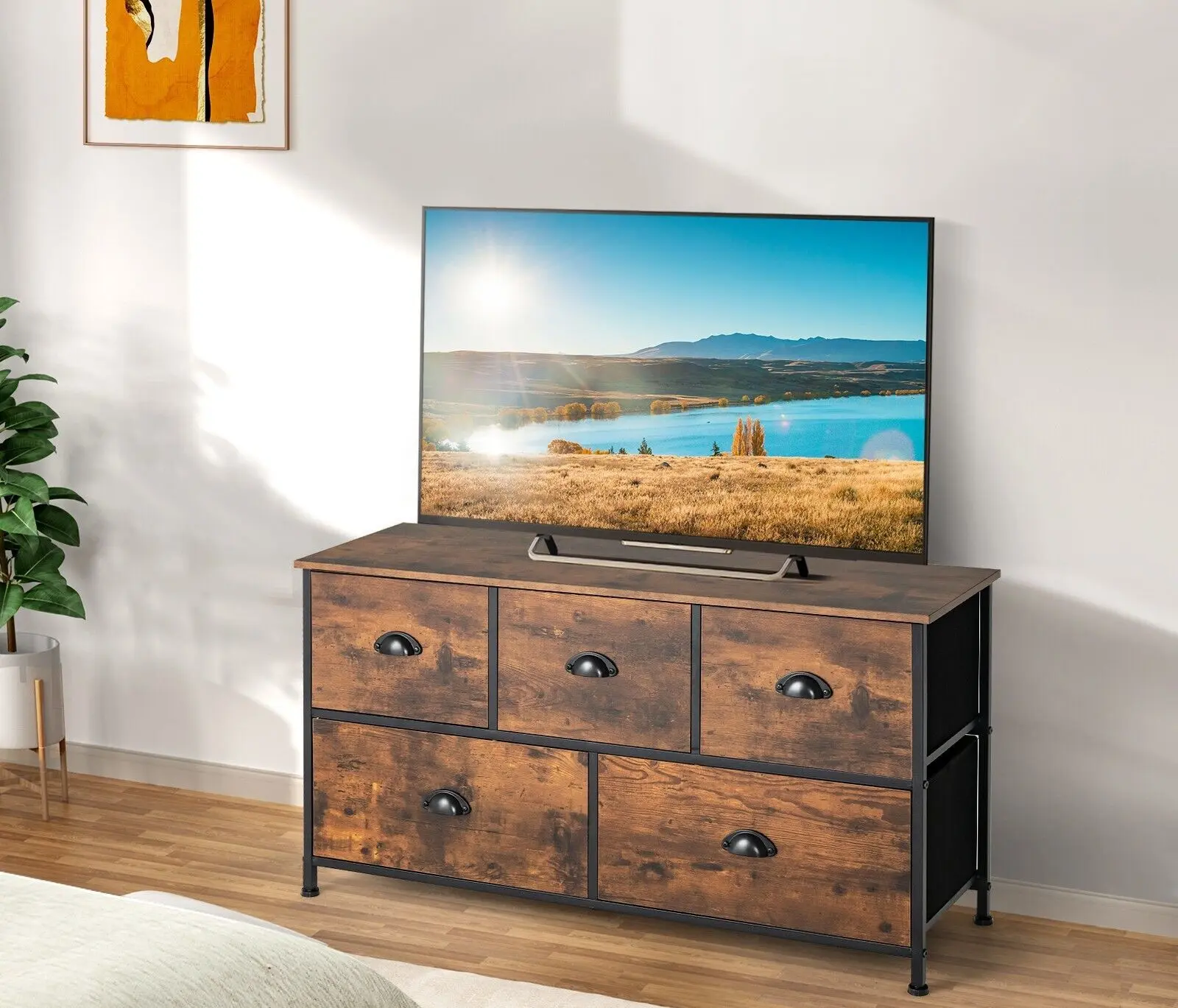 Comoda Costway JZ10090CF (Rustic Brown)