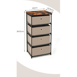 Comoda Costway JZ10130GR (Coffee) Thumb