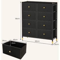 Comoda Costway JZ10221BK (Black) Thumb