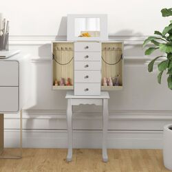 Comoda pentru bijuterii Costway JV11044WH (White) Thumb