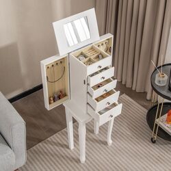 Comoda pentru bijuterii Costway JV11044WH (White) Thumb