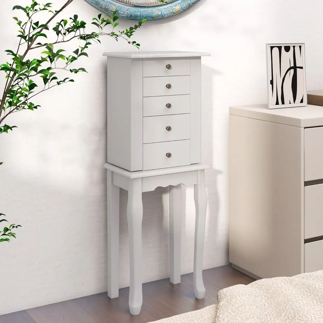 Comoda pentru bijuterii Costway JV11044WH (White)
