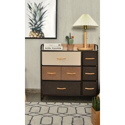 Comoda-organizator Costway HW65418 (Brown) Thumb