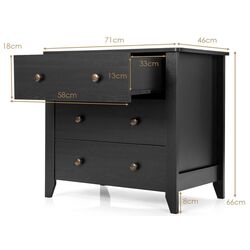 Tumba Costway HW65855BK (Black) Thumb