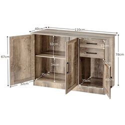 Tumba Costway HW66646 (Grey) Thumb