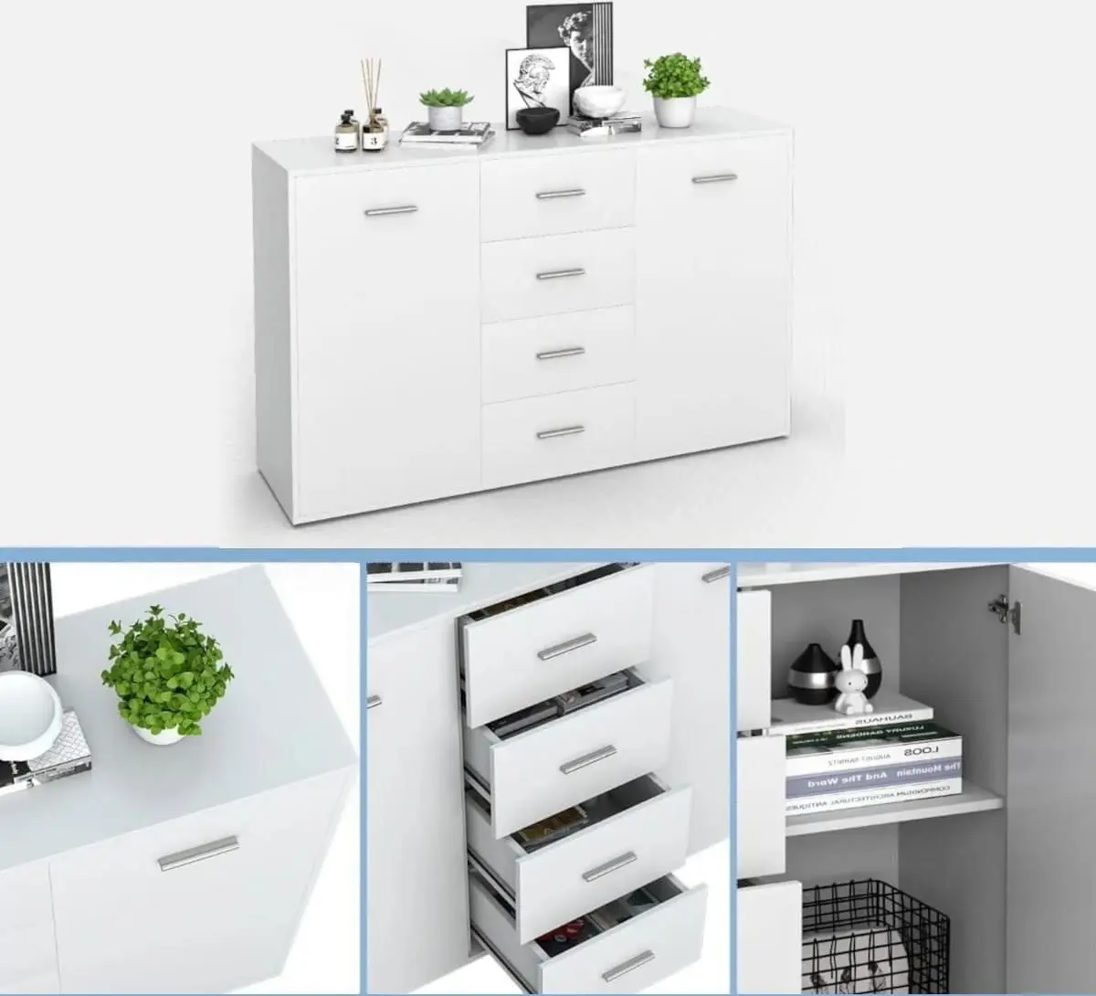 Tumba Costway JV10166WH (White) - 4