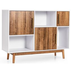 Tumba Costway JV10925 (White/Coffee Brown) Thumb