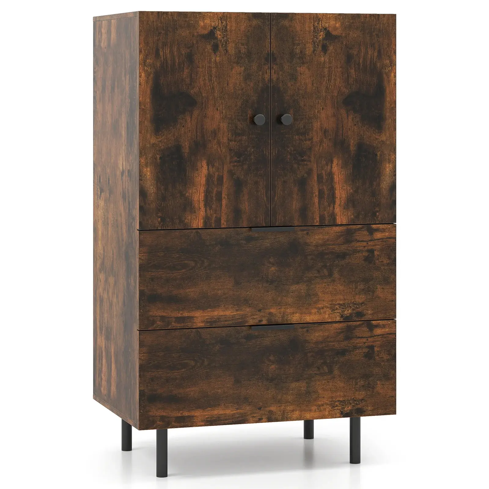 Tumba Costway JV12754CF (Brown) - 2