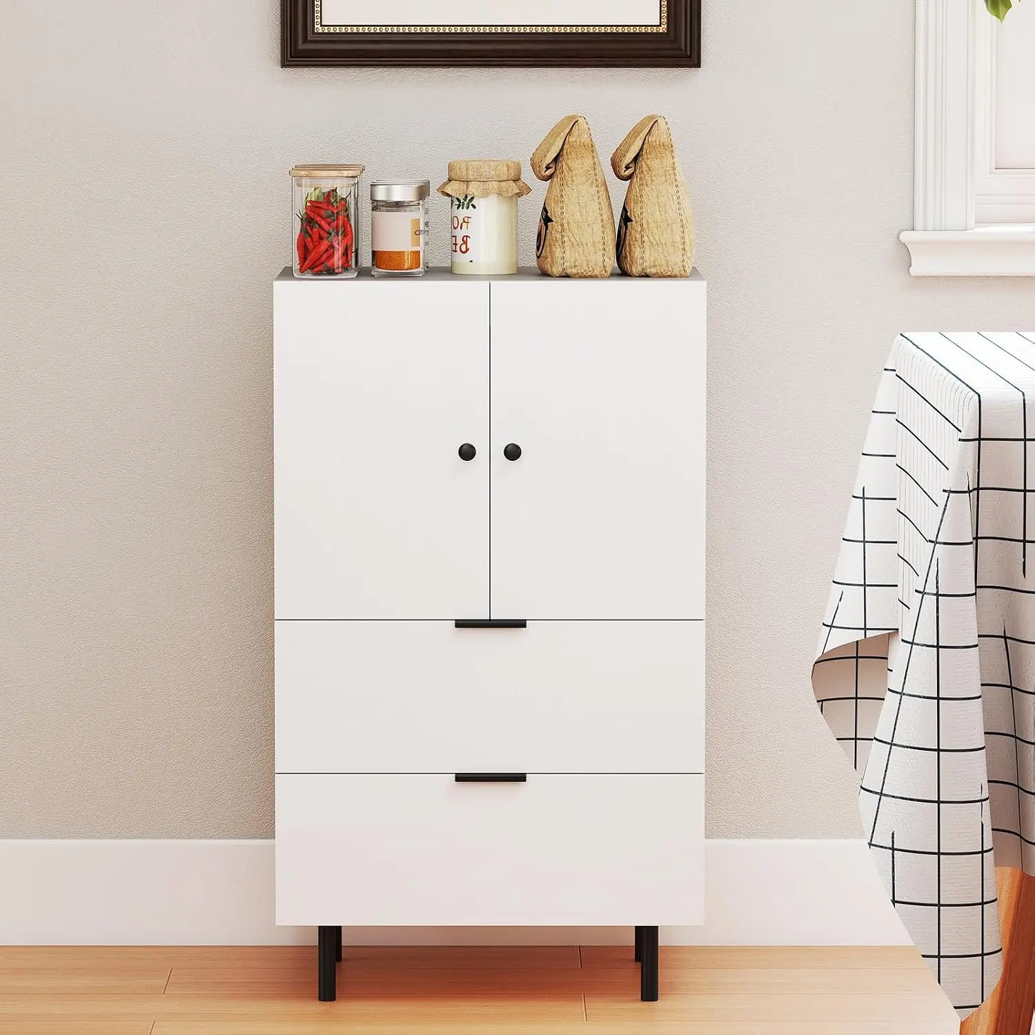 Tumba Costway JV12754WH (White) - 6