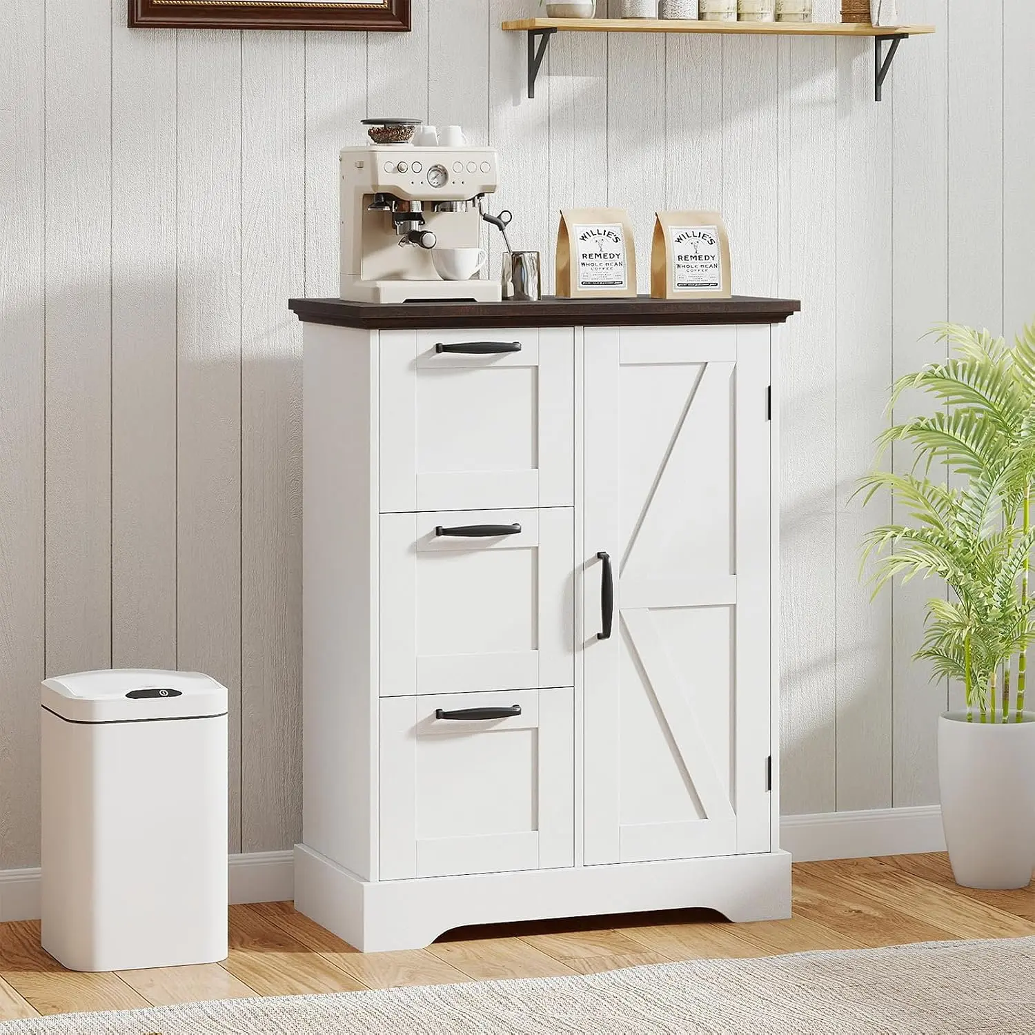Tumba Costway JV12881WH (White) - 5