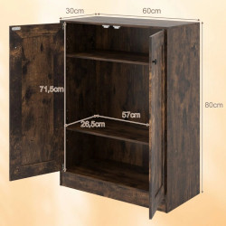 Tumba Costway JV12949CF (Brown) Thumb