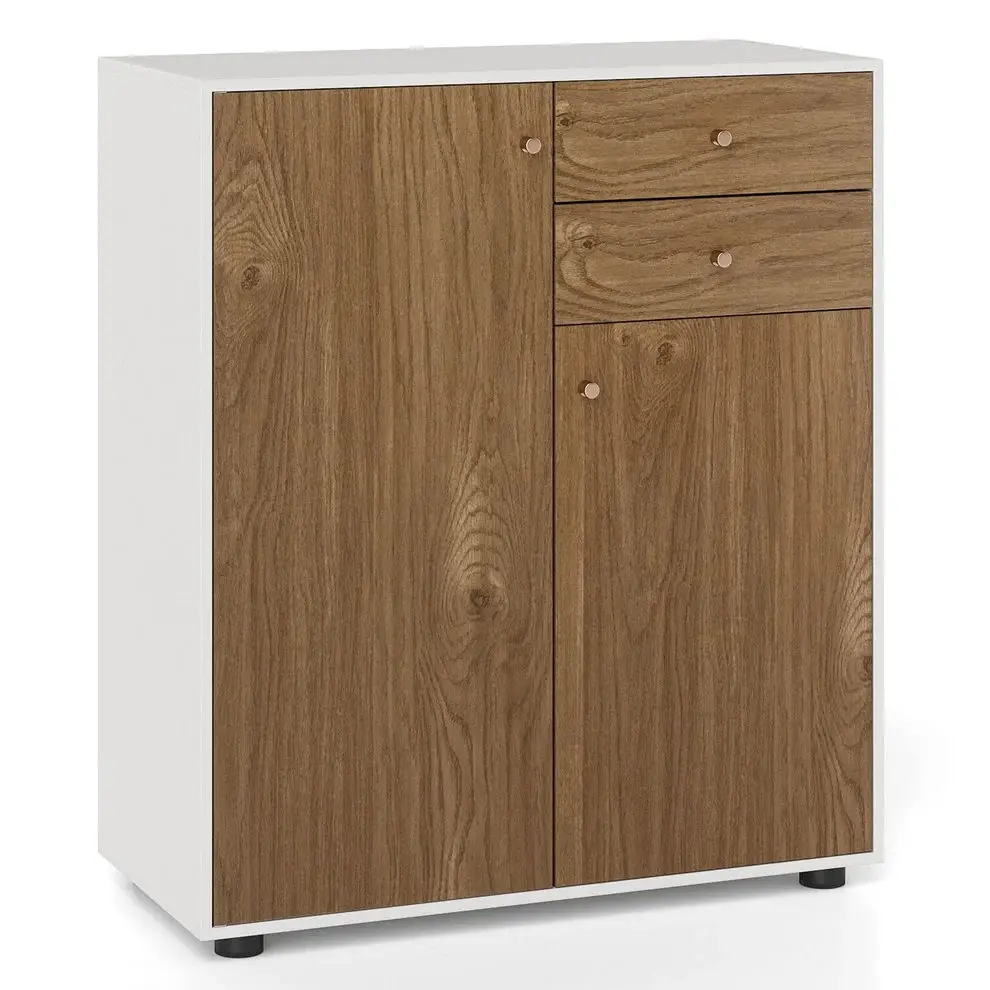 Tumba Costway JV12966NA (Natural/White) - 2