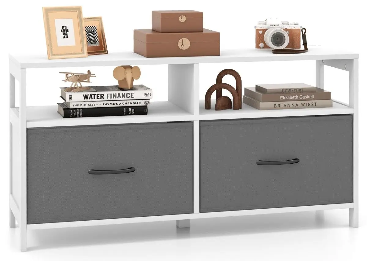 Тумба Costway JZ10180WH (White/Gray)