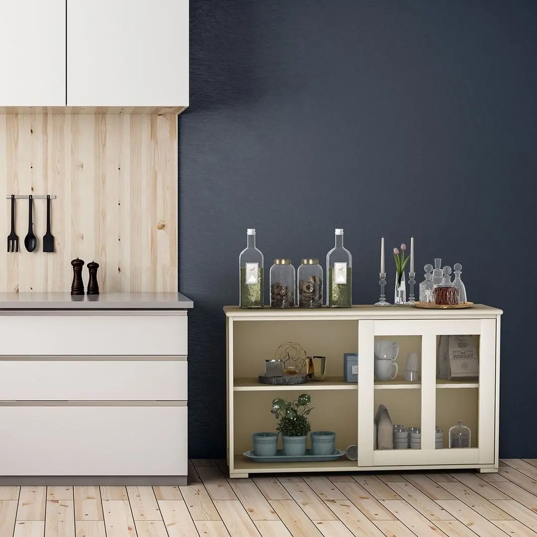 Буфет Costway HW53867WH (Cream) - 4