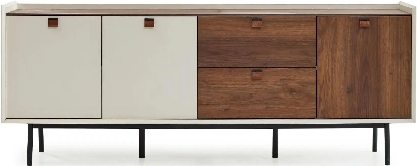 Tumba Fabrik Home Doren 2010 (White/Stone Walnut)