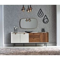 Tumba Fabrik Home Doren 2010 (White/Stone Walnut)