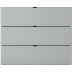 Comoda Fabrik Home Hardy 3 sertare (White Ash/Light Grey) Thumb